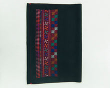 Load image into Gallery viewer, JOD 105.00/140.00 - Disc of Feathers - Black Scarf {JAFFA}
