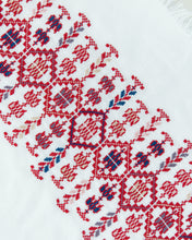 Load image into Gallery viewer, JOD 65.00 - Mediterranean - Cotton Scarf - White {JAFFA}