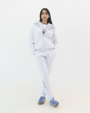 Load image into Gallery viewer, JOD 65.00 - Beersheba Cypresses Zip-up Hoodie - White {BIR ELSABE'}