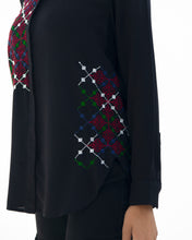 Load image into Gallery viewer, JOD 95.00 - Pomegranate Flowers Shirt {GAZA}