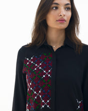 Load image into Gallery viewer, JOD 95.00 - Pomegranate Flowers Shirt {GAZA}