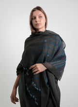 Load image into Gallery viewer, JOD 210.00 - 'Airy Fairy' Charcoal Shawl {JAFFA}