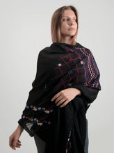 Load image into Gallery viewer, JOD 210.00 - 'Airy Fairy' Black Shawl {JAFFA}