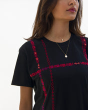 Load image into Gallery viewer, JOD 55.00/JOD 75.00 - Corset Flowers T-shirt {RAMALLAH}