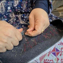 Load image into Gallery viewer, JOD 150.00 - Cypresses and Slices Scarf {JAFFA}