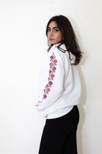 Load image into Gallery viewer, JOD 68 - Grape Clusters - White hoodie {JAFFA & HEBRON}