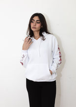 Load image into Gallery viewer, JOD 68 - Grape Clusters - White hoodie {JAFFA & HEBRON}