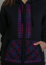 Load image into Gallery viewer, JOD 70.00 - Earrings Zip-up - Purple {JAFFA}