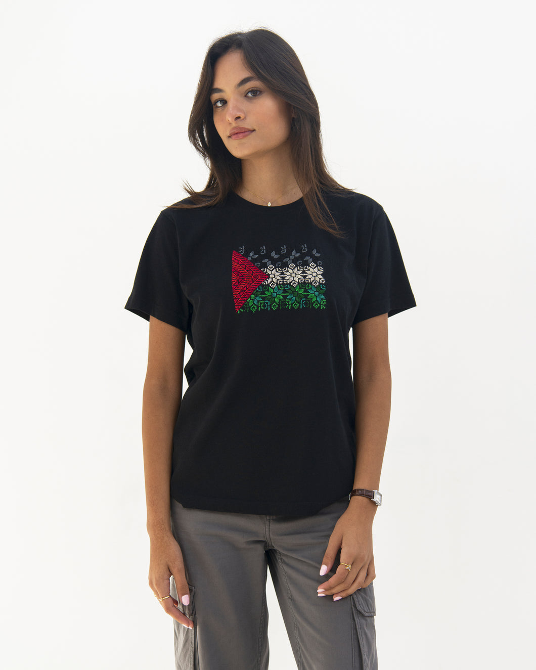 JOD 32.00 - Palestinian Flag - Black