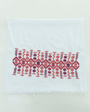 Load image into Gallery viewer, JOD 65.00 - Cotton Scarves - White {JAFFA}
