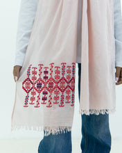 Load image into Gallery viewer, JOD 65.00 - Mediterranean - Cotton Scarf - Pink {JAFFA}
