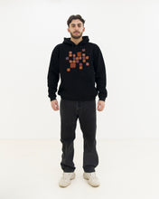 Load image into Gallery viewer, JOD 65.00 - Tiles Hoodie - Black {Ramallah}
