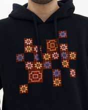 Load image into Gallery viewer, JOD 65.00 - Tiles Hoodie - Black {Ramallah}
