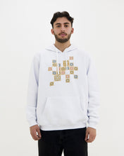 Load image into Gallery viewer, JOD 65.00 - Tiles Hoodie - White {RAMALLAH}
