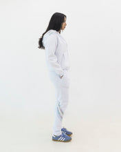 Load image into Gallery viewer, JOD 65.00 - Beersheba Cypresses Zip-up Hoodie - White {BIR ELSABE'}
