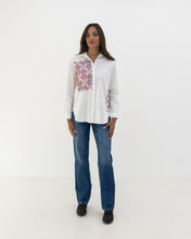 Load image into Gallery viewer, JOD 85.00 - Pomegranate Flowers Shirt {GAZA}
