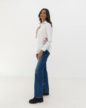 Load image into Gallery viewer, JOD 85.00 - Pomegranate Flowers Shirt {GAZA}
