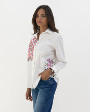 Load image into Gallery viewer, JOD 85.00 - Pomegranate Flowers Shirt {GAZA}
