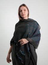 Load image into Gallery viewer, JOD 180.00 - &#39;Airy Fairy&#39; Charcoal Shawl {JAFFA}
