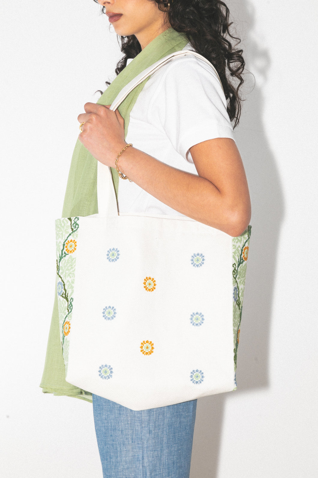 120.00 JD Babunej Flower' Canvas Bag